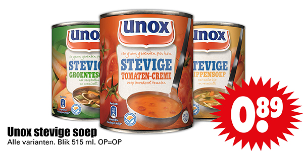 Unox stevige soep