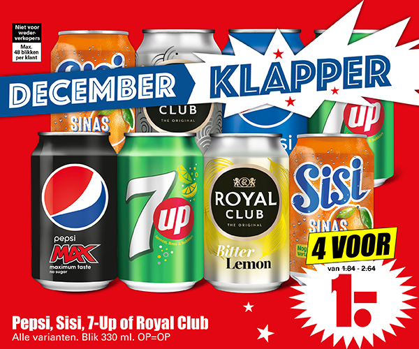 Pepsi, Sisi, 7-Up of Royal Club