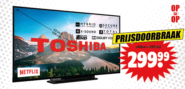 Toshiba Ultra HD Smart TV 34V5863DG
